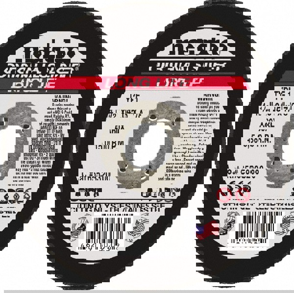 Cut-Off Wheel: Type 1, 7