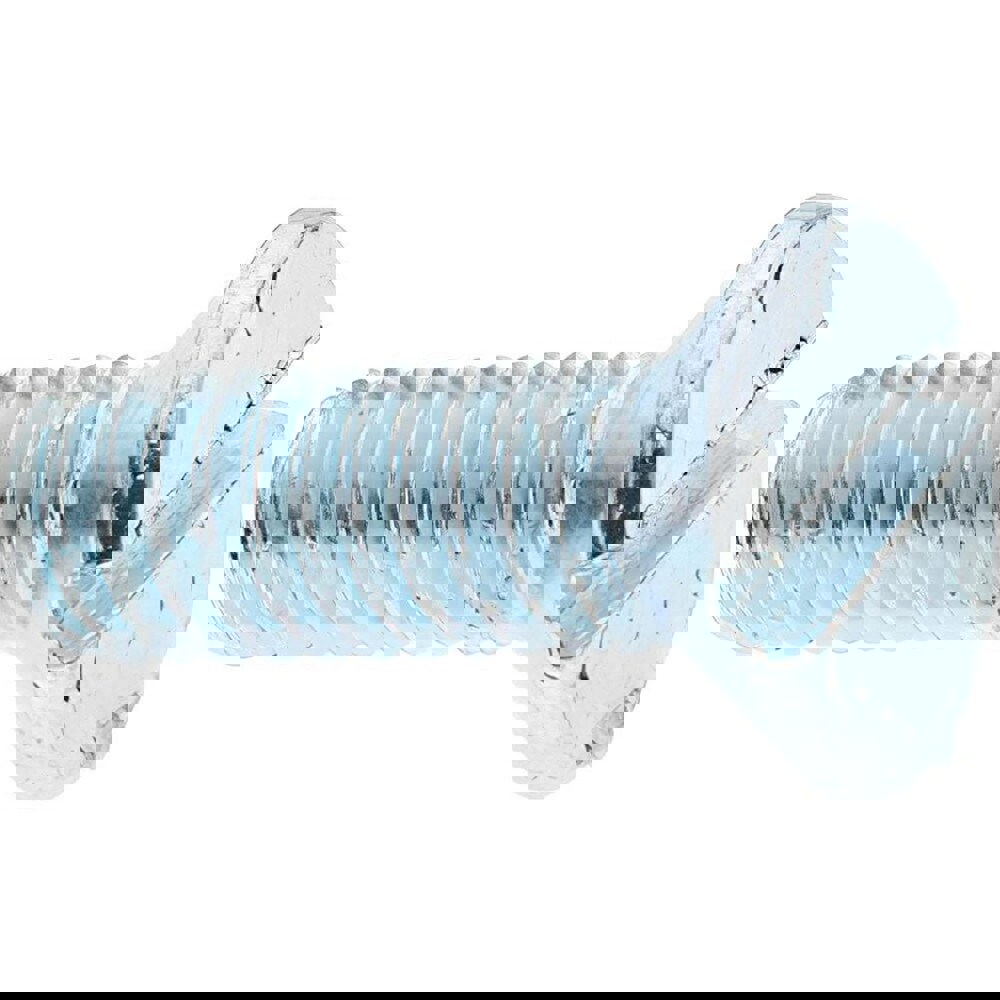 Machine Screw: M4x0.7, 12.00 mm Overall Length, Flat Head, Slotted