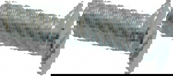 Machine Screw: M5x0.8, 20.00 mm Overall Length, Flat Head, Slotted