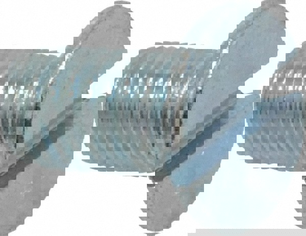 Machine Screw: M6x1, 12.00 mm Overall Length, Flat Head, Slotted