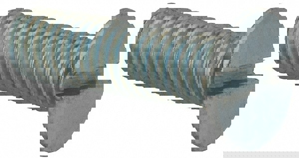 Machine Screw: M8x1.25, 30.00 mm Overall Length, Flat Head, Slotted