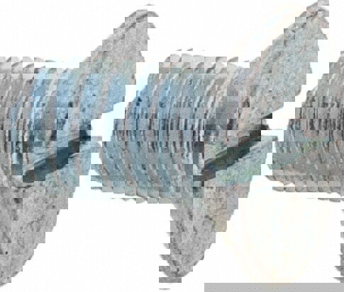 Machine Screw: M2.5x0.45, 5.00 mm Overall Length, Flat Head, Slotted