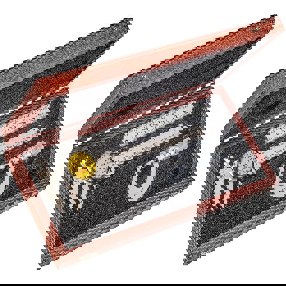 Machinist Caliper & Micrometer Kit: 4 pc, 150 mm Caliper, 25 mm Micrometer