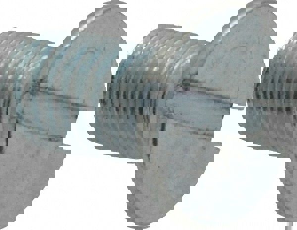 Machine Screw: M8x1.25, 16.00 mm Overall Length, Flat Head, Slotted