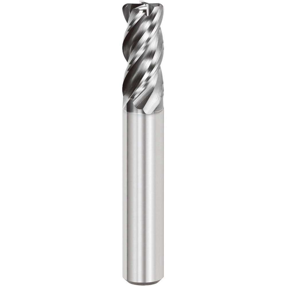 Corner Radius & Corner Chamfer End Mills; Mill Diameter (Inch): 3/8 ; Mill Diameter (Decimal Inch): 0.3750 ; Number Of Flutes: 4 ; Length of Cut (Inch): 7/8 ; Single Or Double End: Single ; End Mill Material: Solid Carbide