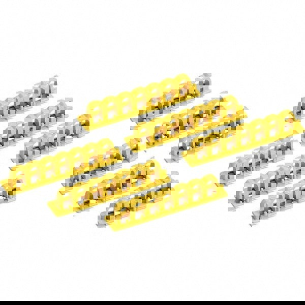 Rail Lockout: 480 & 600V, 7 Padlocks Max, 0.7