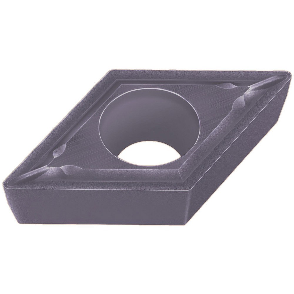 Turning Inserts; Relief Angle: 7.000 ; Insert Style: DCMT ; Corner Radius (mm): 0.20 ; Corner Radius (Decimal Inch): 0.0079 ; Included Angle: 55.00 ; Manufacturer Grade: VP15TF