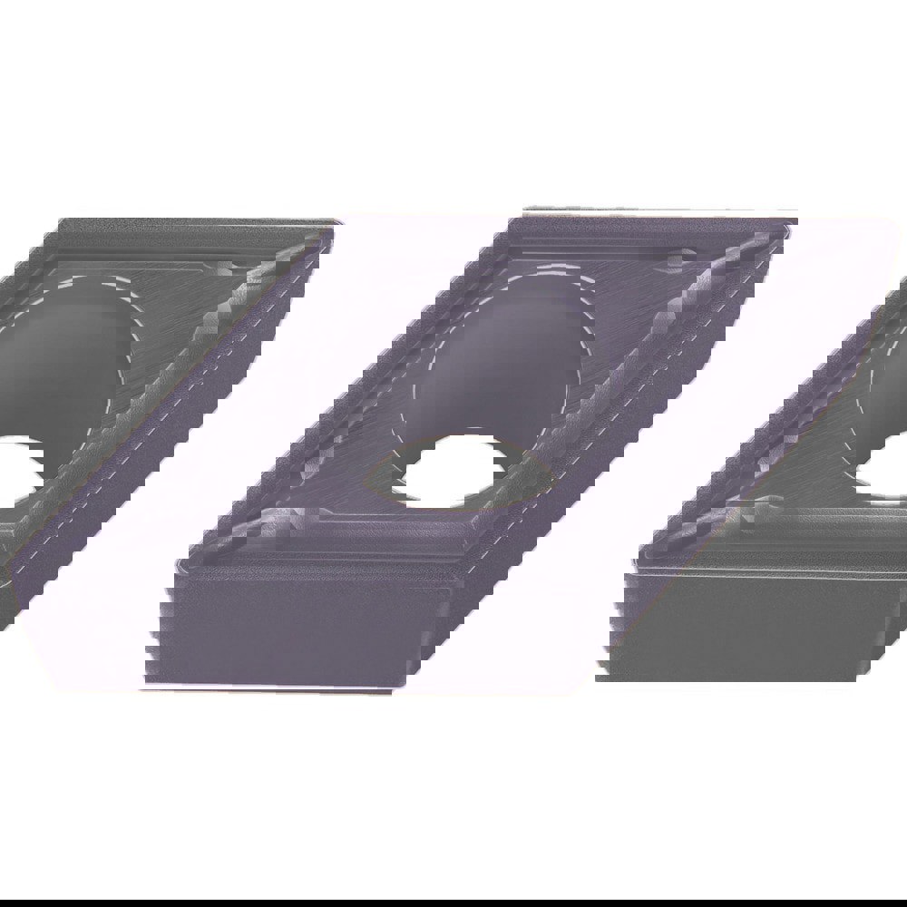 Turning Inserts; Relief Angle: 7.000 ; Insert Style: DCMT ; Corner Radius (mm): 0.40 ; Corner Radius (Inch): 1/64 ; Corner Radius (Decimal Inch): 0.0156 ; Included Angle: 55.00