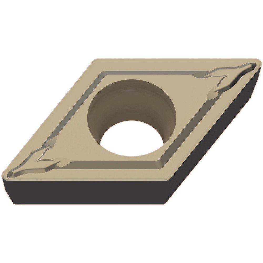 Turning Inserts; Relief Angle: 7.000 ; Insert Style: DCMT ; Corner Radius (mm): 0.80 ; Corner Radius (Inch): 1/32 ; Corner Radius (Decimal Inch): 0.0312 ; Included Angle: 55.00