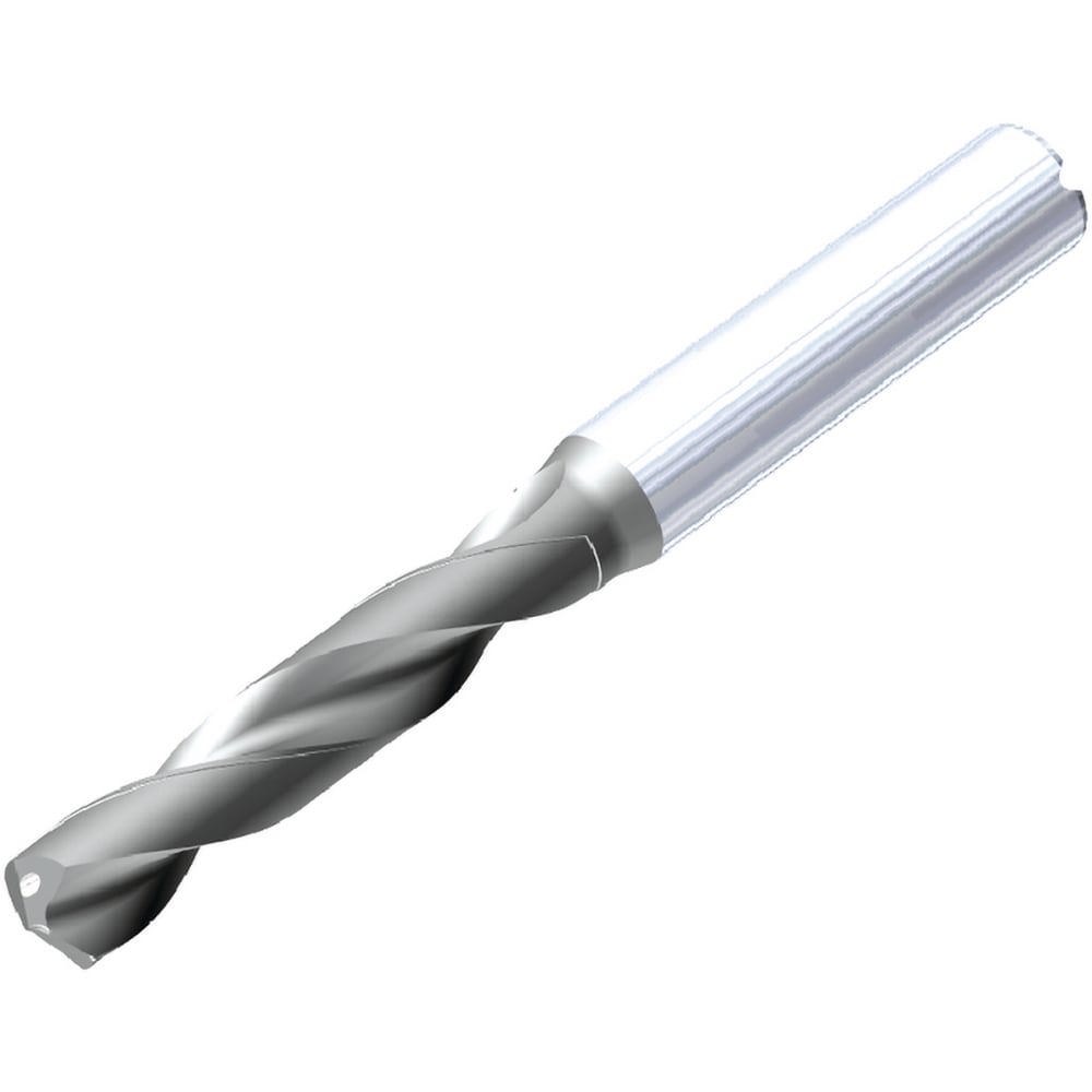 Screw Machine Length Drill Bit: 10.40 mm Dia, 138 deg Point, Solid Carbide