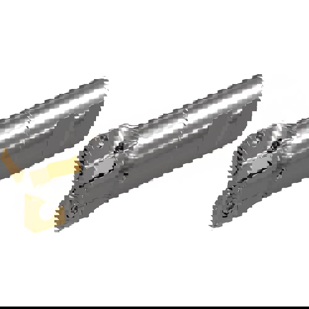 Indexable Square-Shoulder End Mills; Maximum Depth of Cut (Decimal Inch): 0.3858 ; Cutter Style: VSM ; Shank Type: Weldon Flat ; Shank Diameter (Decimal Inch): 1.0000 ; Shank Diameter (Inch): 1 ; Insert Holding Method: Screw