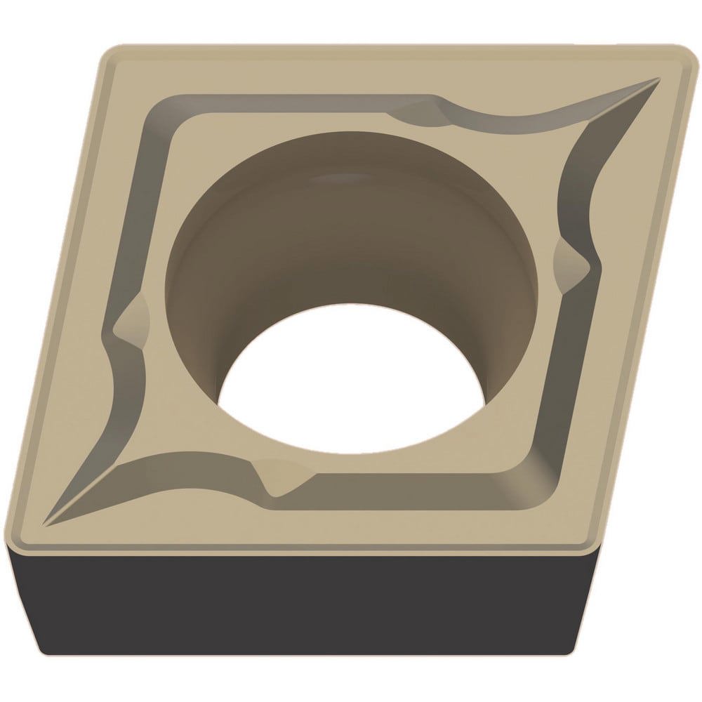 Turning Inserts; Relief Angle: 7.000 ; Insert Style: CCMT ; Corner Radius (mm): 1.20 ; Corner Radius (Inch): 3/64 ; Corner Radius (Decimal Inch): 0.0469 ; Included Angle: 80.00