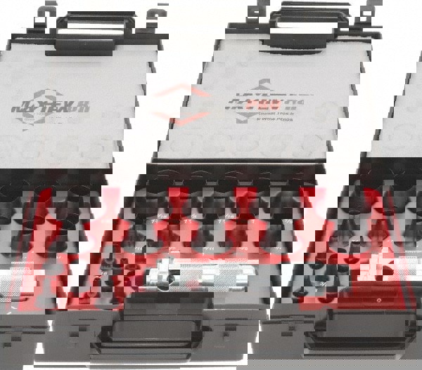 Hollow Punch Set: 16 Pc, 0.125 to 1.1875