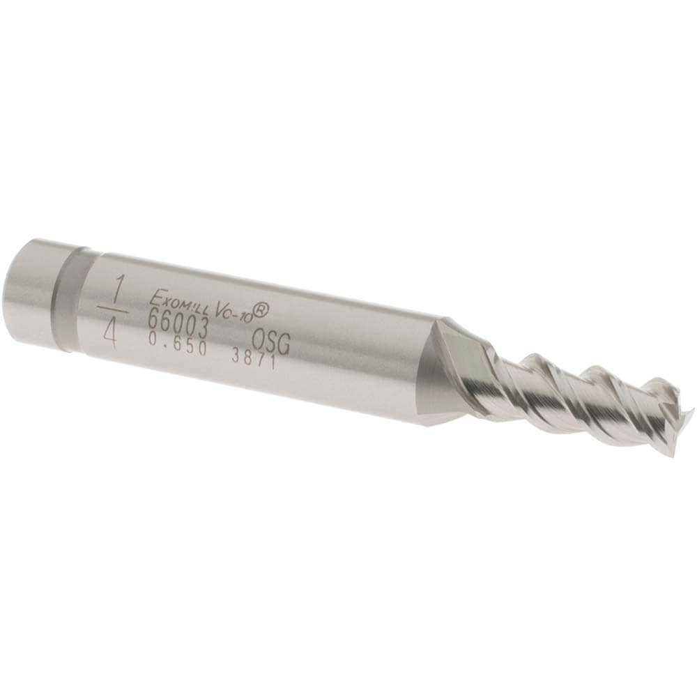 Square End Mill: 1/4