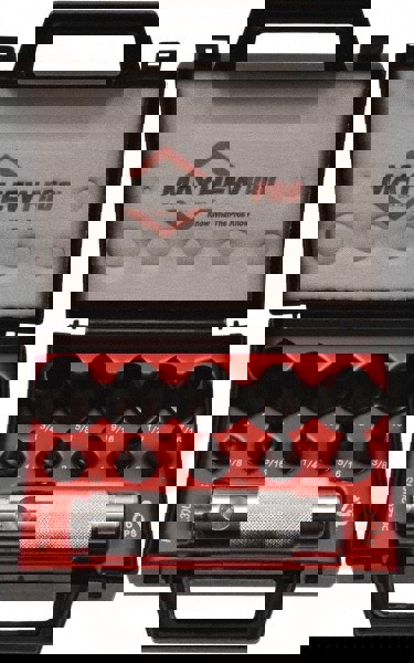 Hollow Punch Set: 11 Pc, 0.125 to 0.75