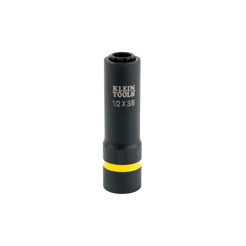 Impact Sockets; Socket Size (Decimal Inch): 0.3750 ; Number Of Points: 12 ; Drive Style: Square ; Material: Steel ; Insulated: No ; Non-sparking: No