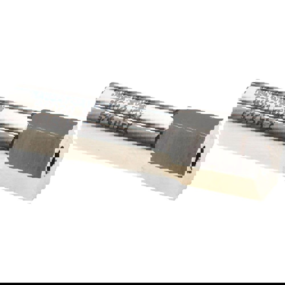 Rotary Broaches; Broaches Type: Hexagon Broaches ; Size (Inch): 5/16 ; Broach Size: 0.3125in ; Tool Material: Hardened Proprietary Alloy ; Coated: Uncoated ; Broach Body Width: 0.3150in