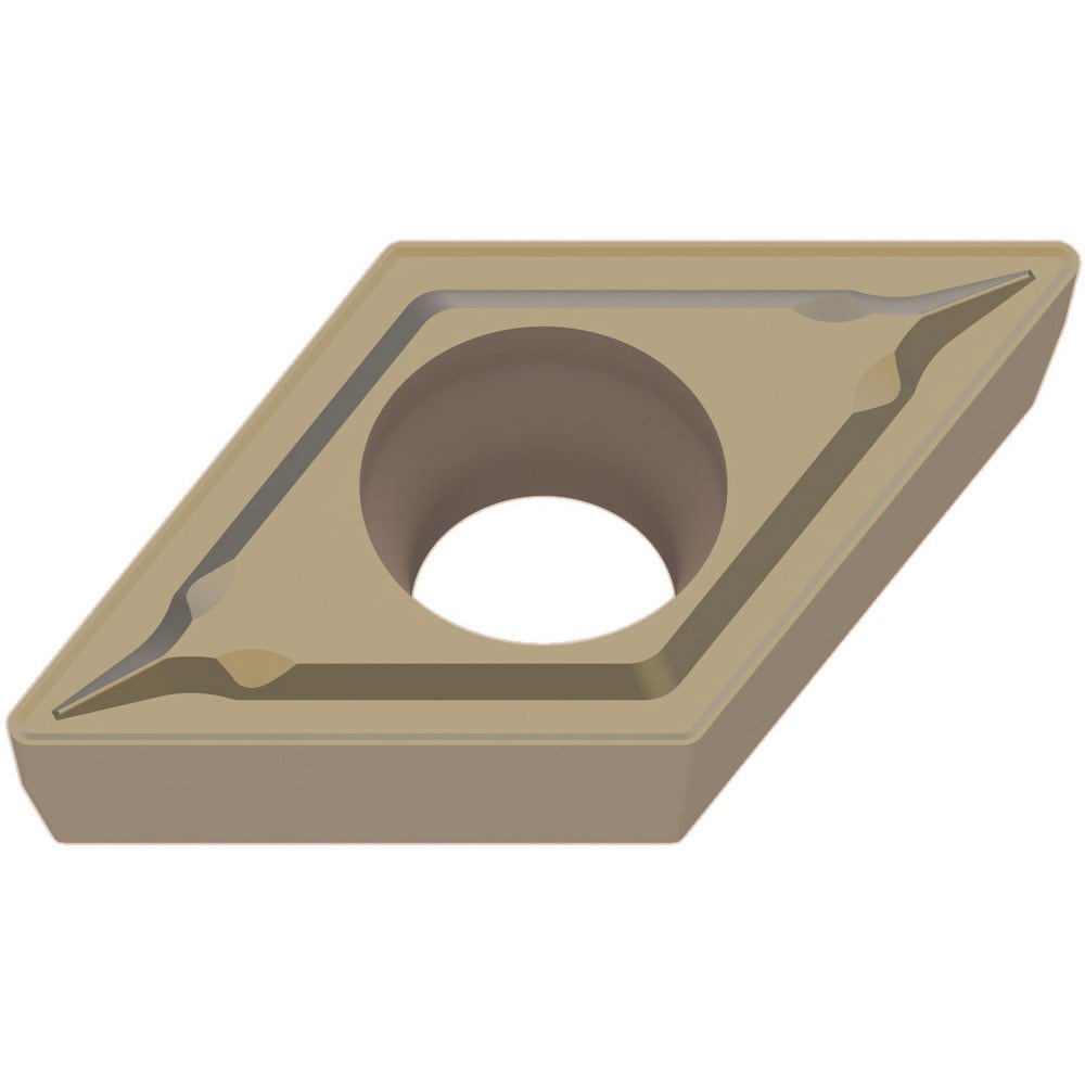 Turning Inserts; Relief Angle: 7.000 ; Insert Style: DCMT ; Corner Radius (mm): 0.80 ; Corner Radius (Inch): 1/32 ; Corner Radius (Decimal Inch): 0.0312 ; Included Angle: 55.00