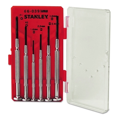 Screwdriver Set: 6 Pc, Phillips & Slotted