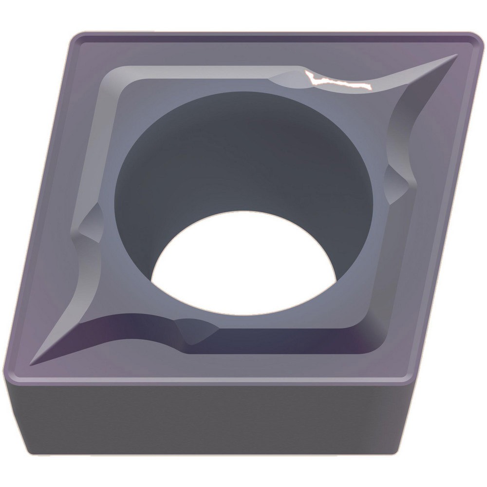 Turning Inserts; Relief Angle: 7.000 ; Insert Style: CCMT ; Corner Radius (mm): 0.40 ; Corner Radius (Inch): 1/64 ; Corner Radius (Decimal Inch): 0.0156 ; Included Angle: 80.00