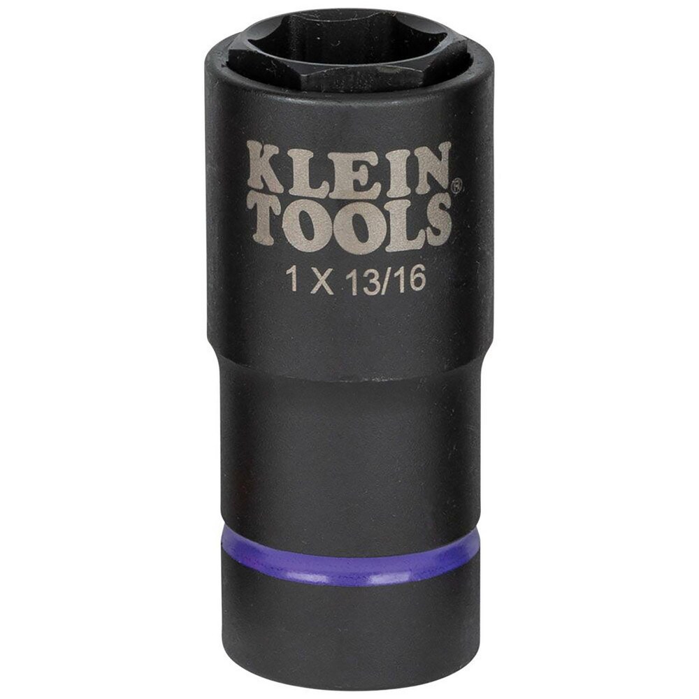 Impact Sockets; Socket Size (Decimal Inch): 0.8130 ; Number Of Points: 6 ; Drive Style: Square ; Material: Steel ; Insulated: No ; Non-sparking: No