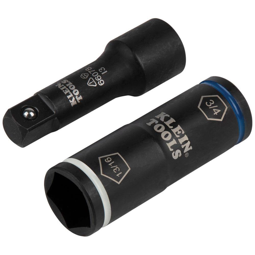 Impact Sockets; Number Of Points: 6 ; Drive Style: Hex ; Material: Steel ; Finish: Black Oxide ; Insulated: No ; Non-sparking: No