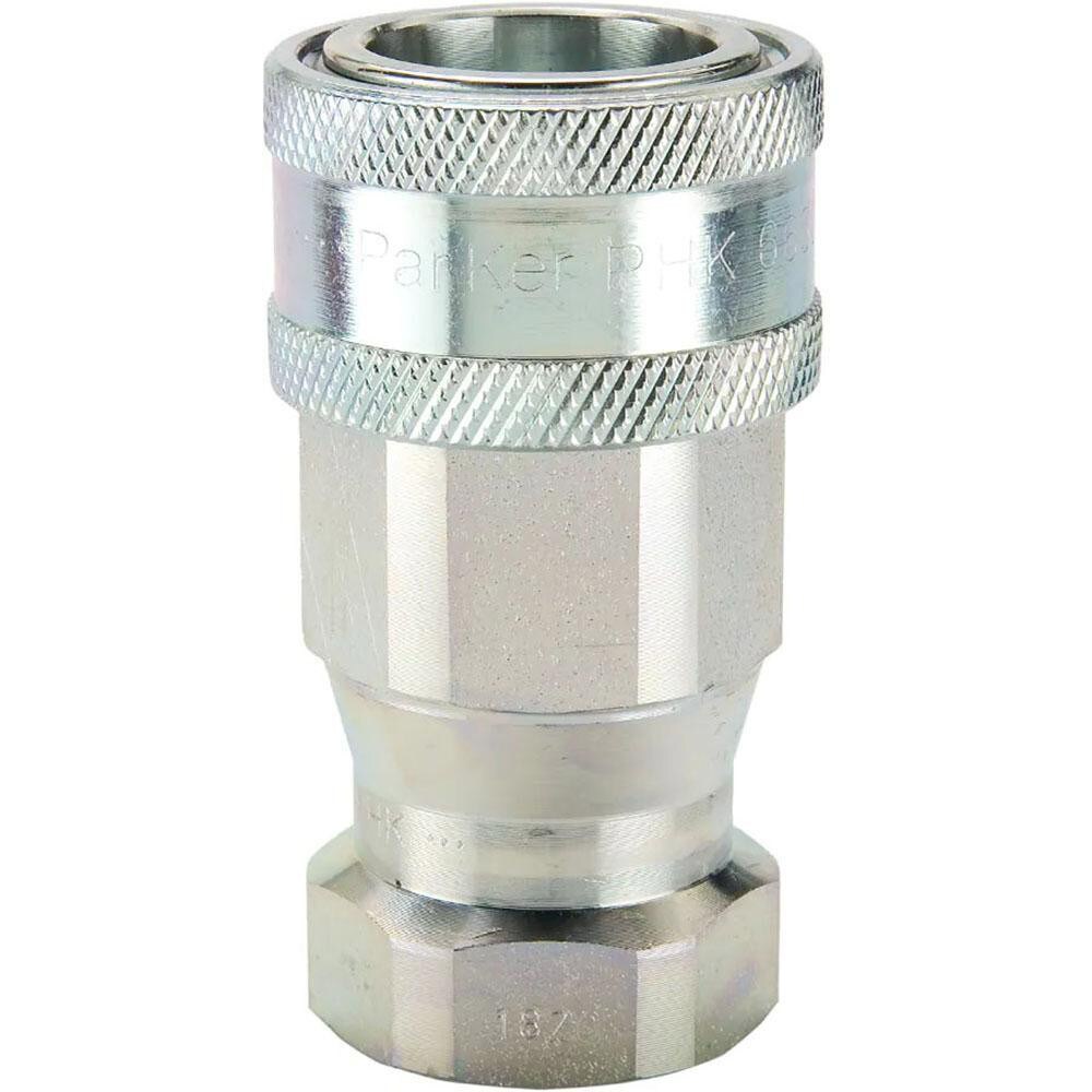 Hydraulic Hose Female O-Ring Boss Coupler: 3/8