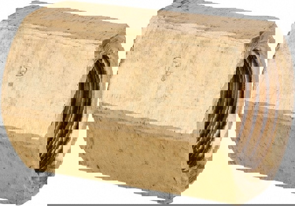 Brass Flared Tube Union Female To Female: 3/8