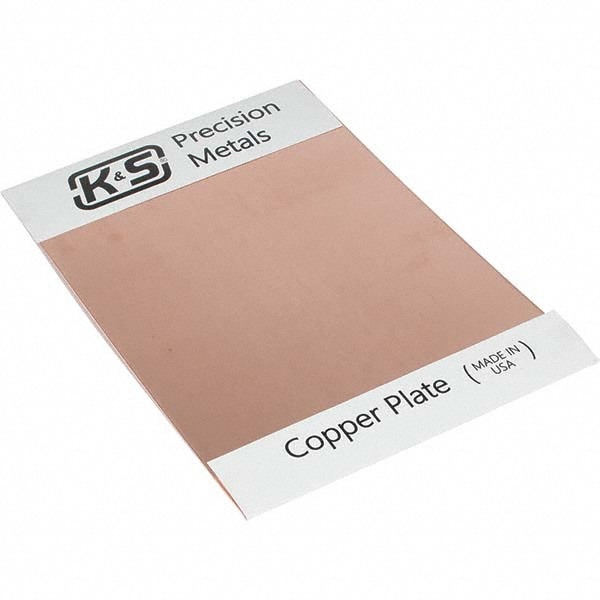 Copper Sheets; Alloy Grade: 110 ; Overall Length: 9in ; Overall Thickness: 0.064in ; Overall Width: 6.0in ; UNSPSC Code: 30262300