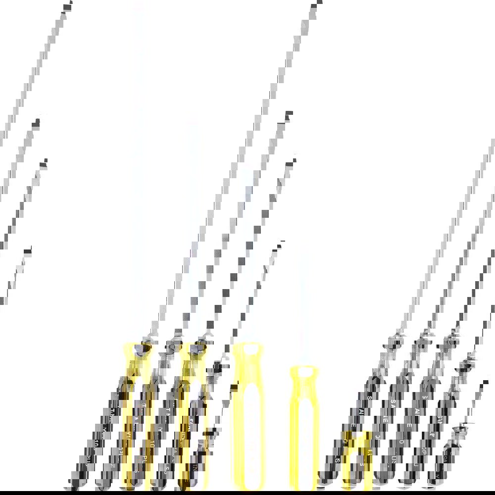 Screwdriver Set: 5 Pc, Slotted & Stubby