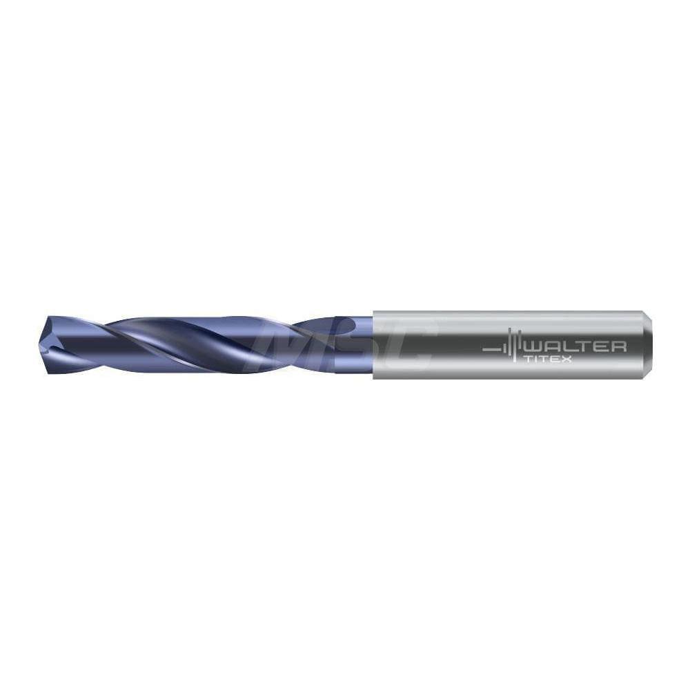 Screw Machine Length Drill Bit: 5.30 mm (0.2090) Dia, 140 deg, Solid Carbide