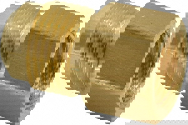 Brass Flared Tube Male Flare to Female Flare: 5/8 x 1/2