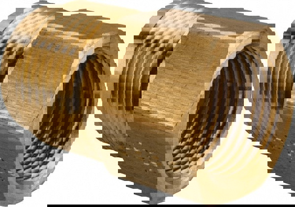 Brass Flared Tube Male Flare to Female Flare: 3/4 x 5/8