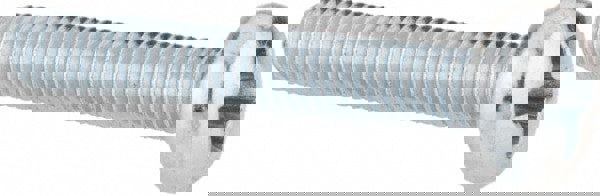 Machine Screw: M4x0.7, 25.00 mm Length Under Head, Pan Head, Phillips