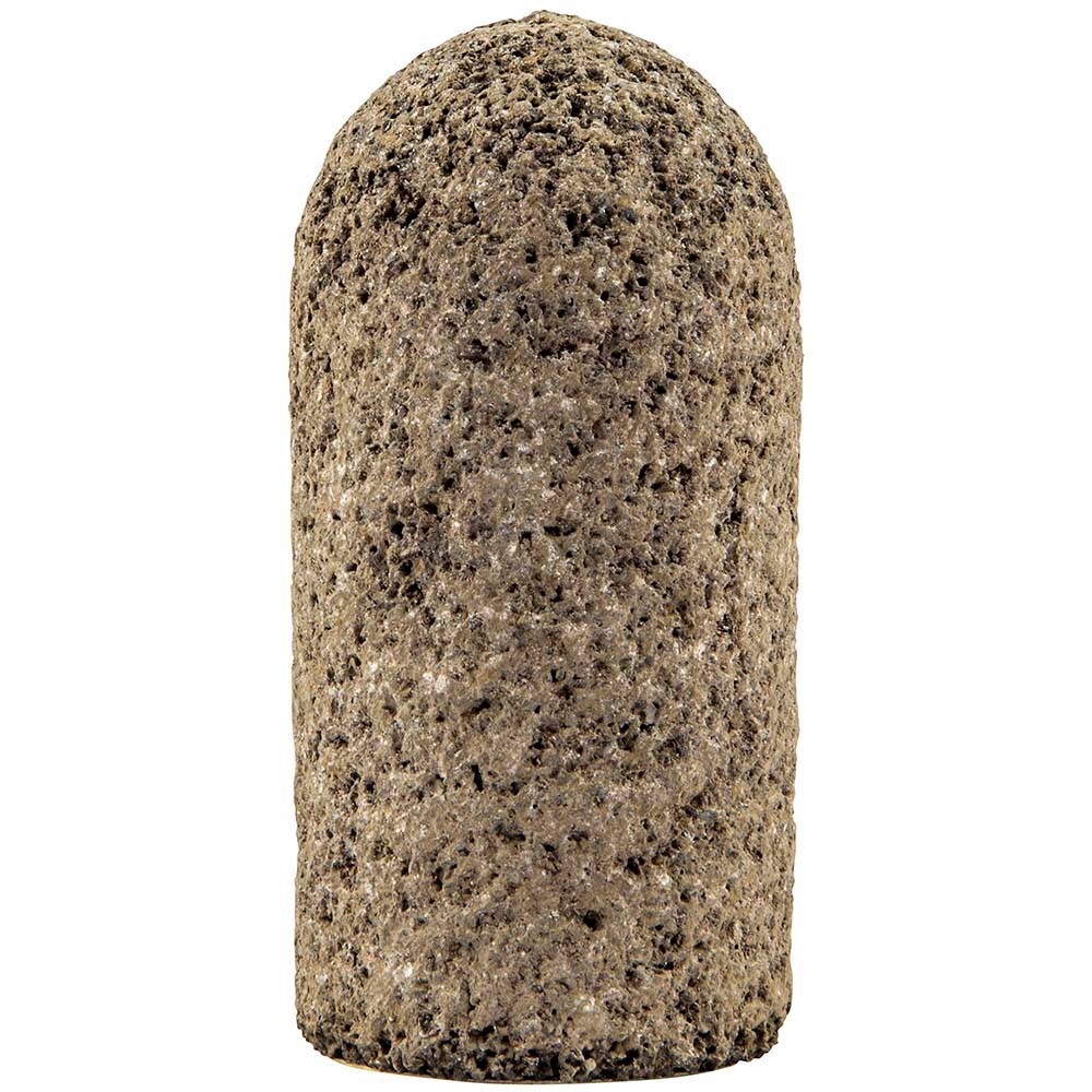 Abrasive Round Tip Plug: 18R Type, Coarse, Medium & Very Fine, 5/8-11 Arbor Hole