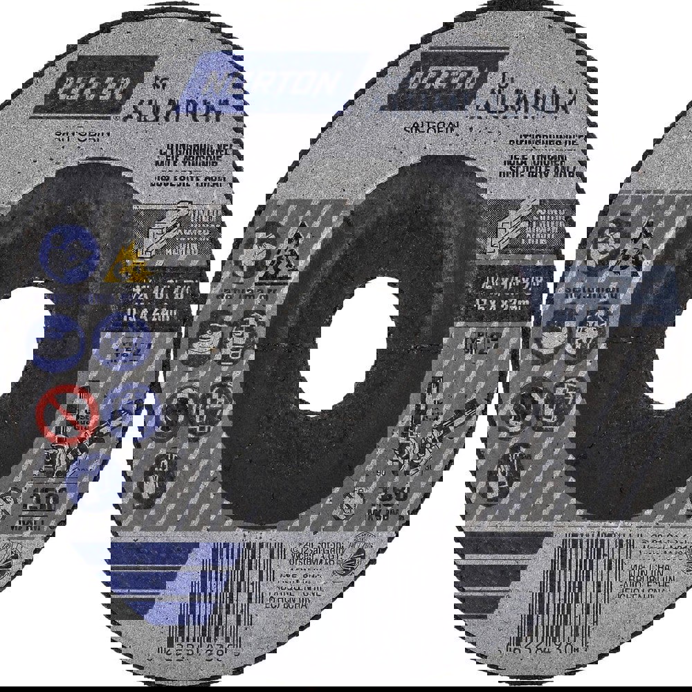 Depressed-Center Wheels; Wheel Diameter (Inch): 4-1/2 ; Wheel Thickness (Inch): 1/8 ; Hole Size: 7/8 (Inch); Wheel Type: Type 27 ; Abrasive Material: Aluminum Oxide ; Grit: 20