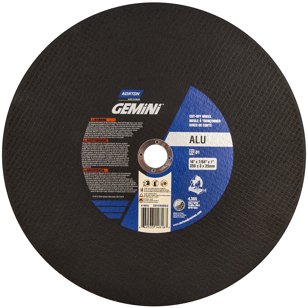 Cut-Off Wheel: 14