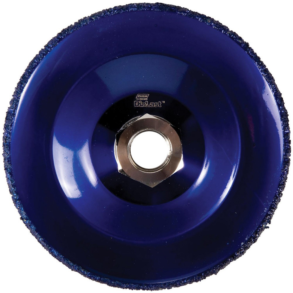Depressed-Center Wheels; Wheel Diameter (Inch): 4-1/2 ; Wheel Thickness (Inch): 1/4 ; Hole Thread Size: 5/8-11 ; Wheel Type: Type 27 ; Abrasive Material: Diamond ; Connector Type: Threaded