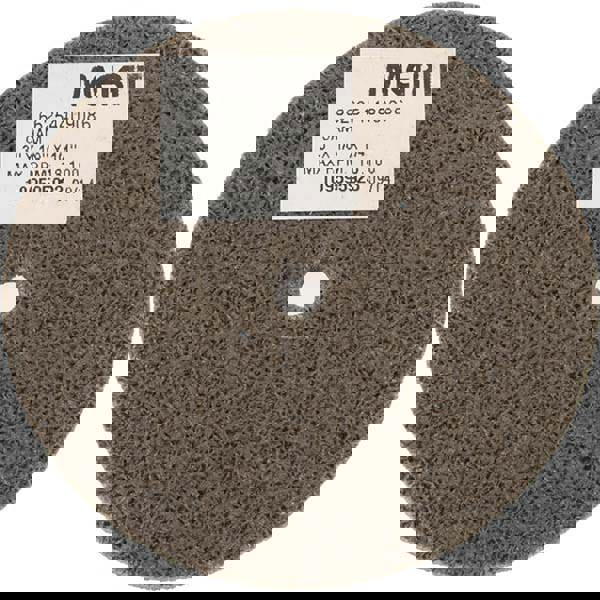 Deburring Wheel: Density 8, Aluminum Oxide