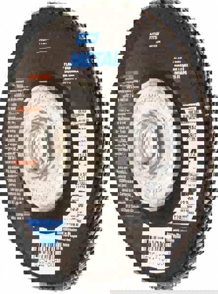 Flap Disc: 5/8-11 Hole, 36 Grit, Zirconi