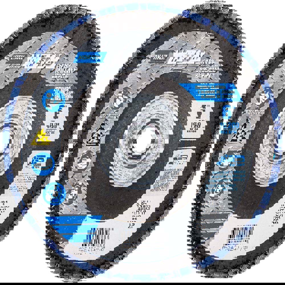 Flap Disc: 5/8-11 Hole, 40 Grit, Zirconi