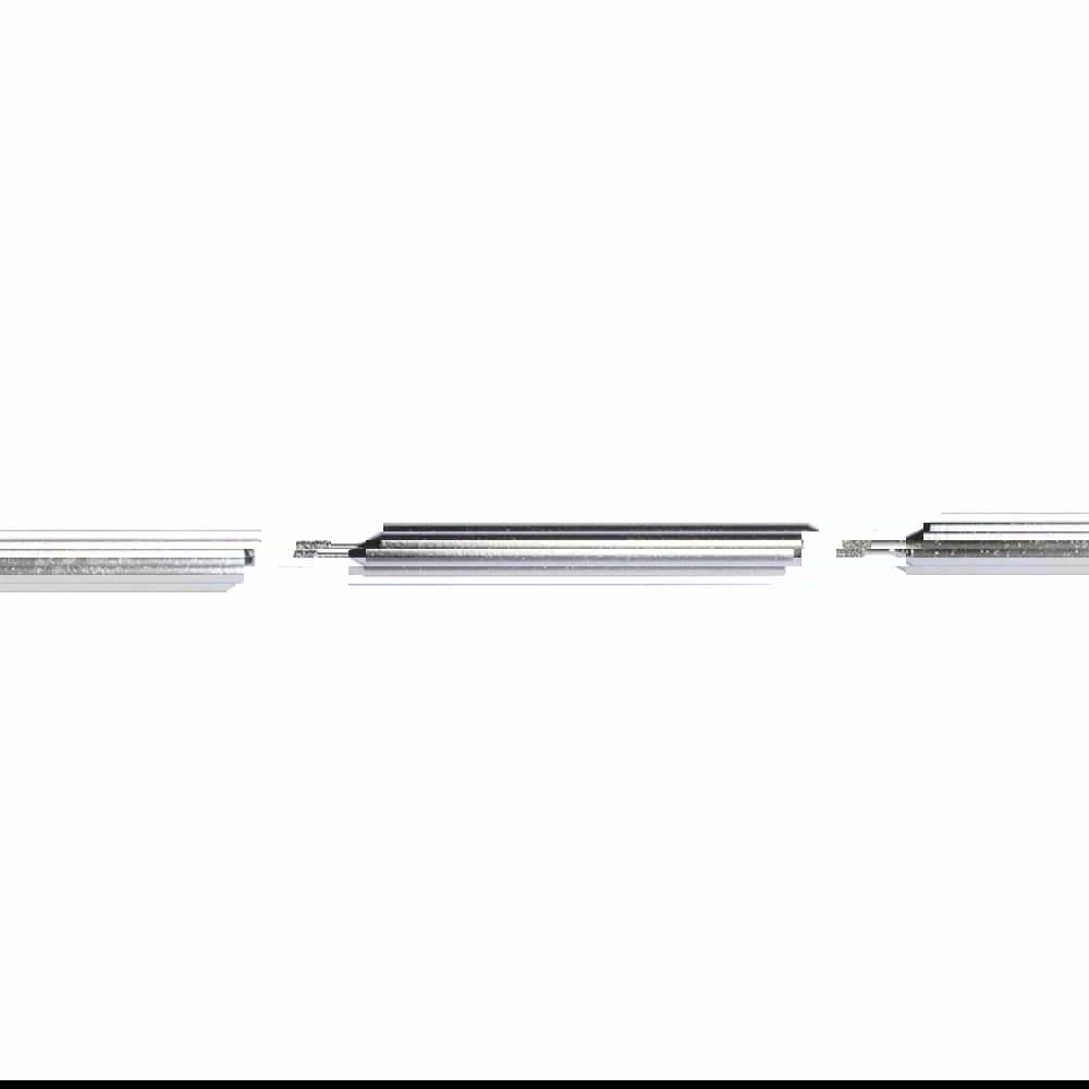 .055 x 1/2 x 1/8 x 2-1/4 In. Diamond Electroplated Series 1000 Mounted Point 200/230 Grit