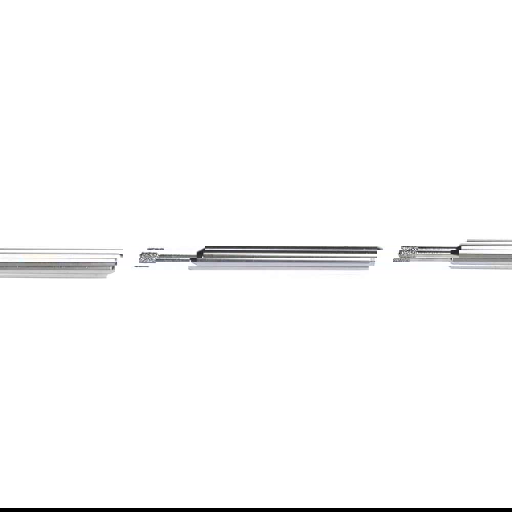 .070 x 1/2 x 1/8 x 2-1/4 In. Diamond Electroplated Series 1000 Mounted Point 100/120 Grit