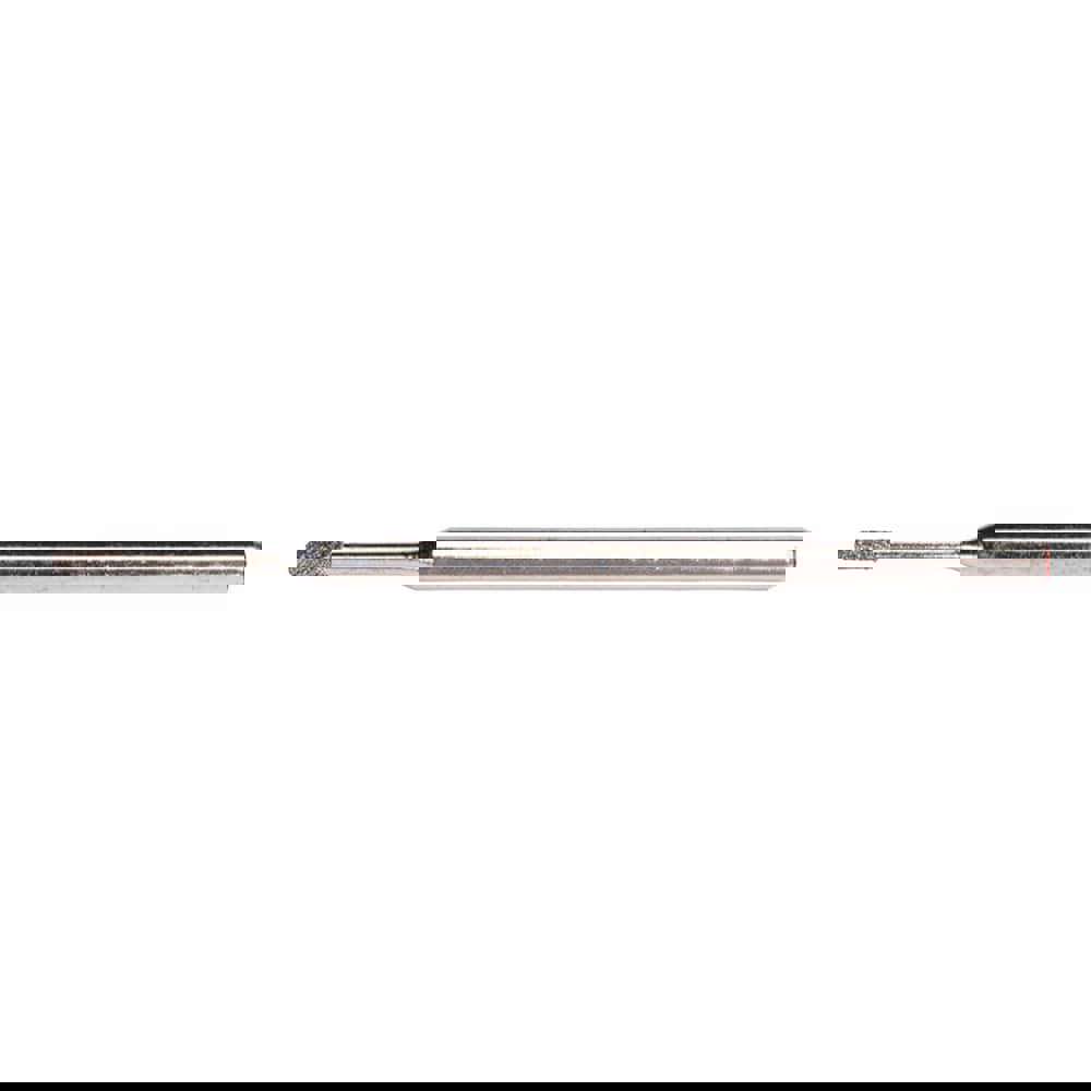 .075 x 1/2 x 1/8 x 2-1/4 In. cBN Electroplated Series 1000 Mounted Point 100/120 Grit