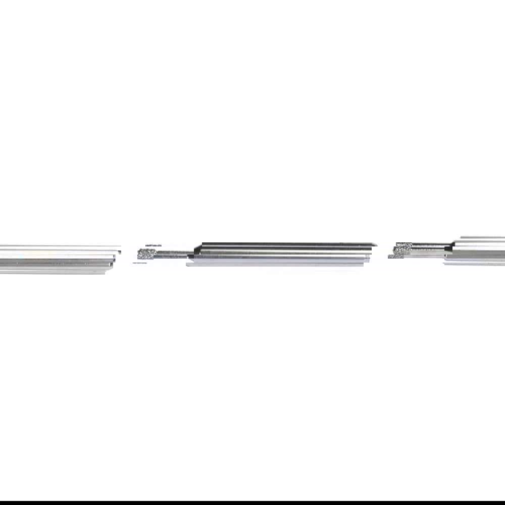 .085 x 1/2 x 1/8 x 2-1/4 In. Diamond Electroplated Series 1000 Mounted Point 140/170 Grit