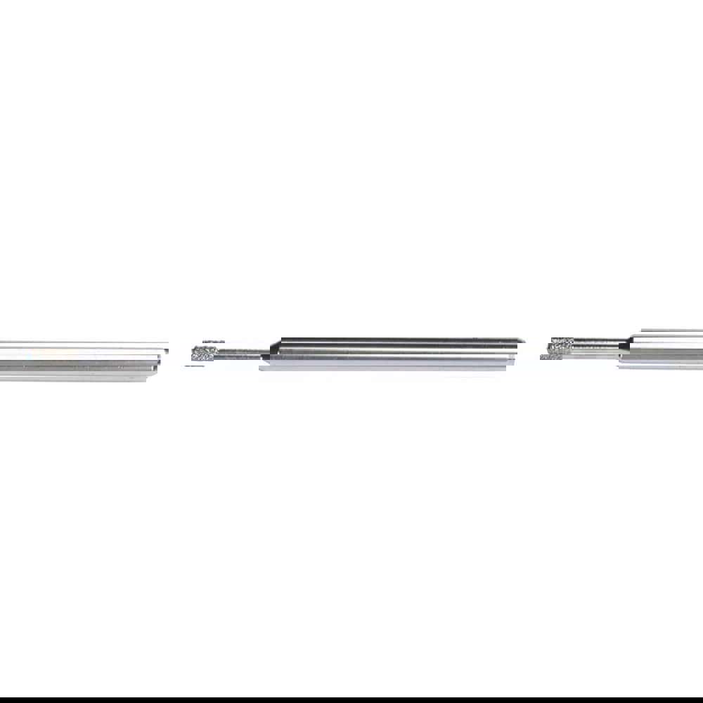 .095 x 1/2 x 1/8 x 2-1/4 In. Diamond Electroplated Series 1000 Mounted Point 140/170 Grit