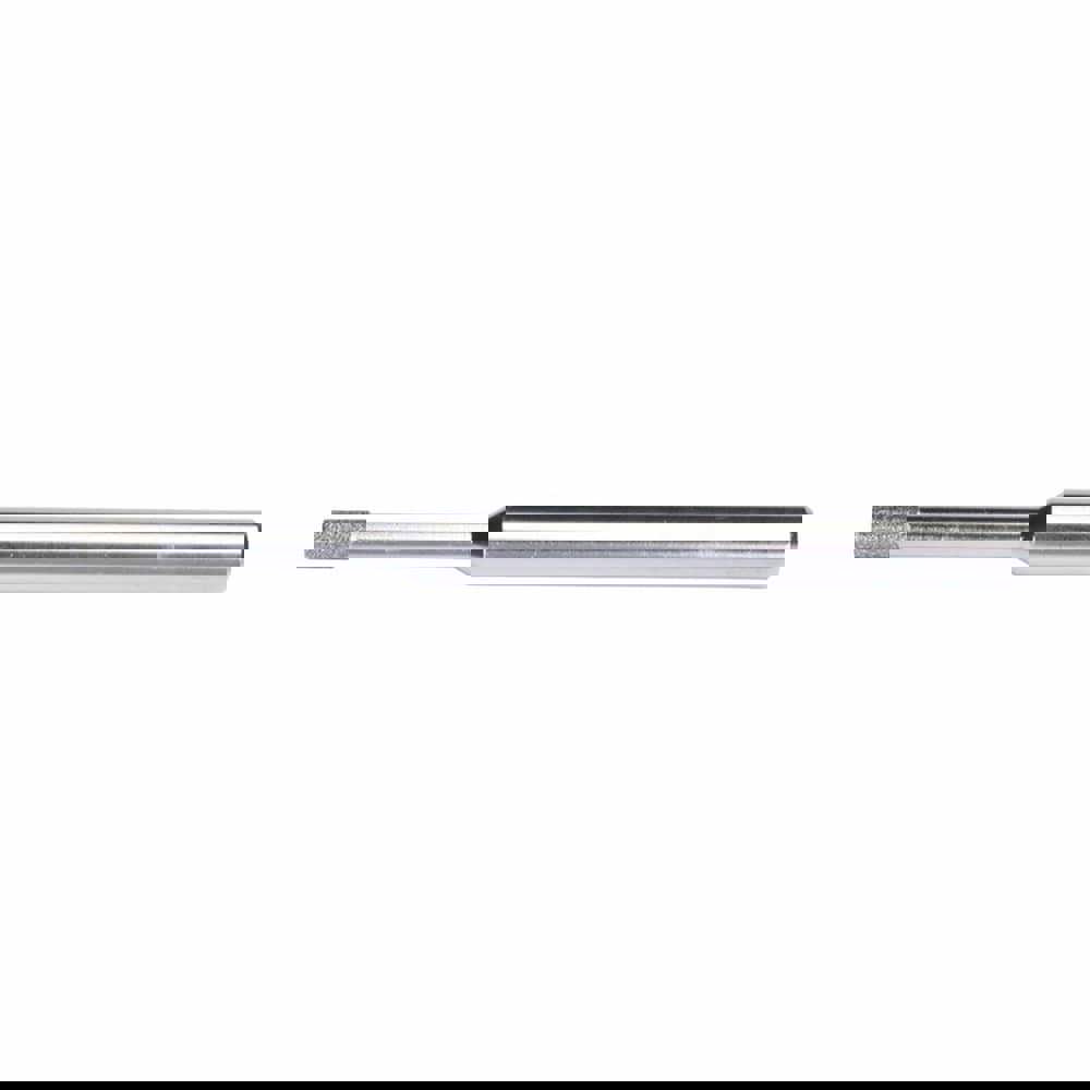 .218 x 1 x 1/4 x 3 In. Diamond Electroplated Series 4000 Mounted Point 100/120 Grit