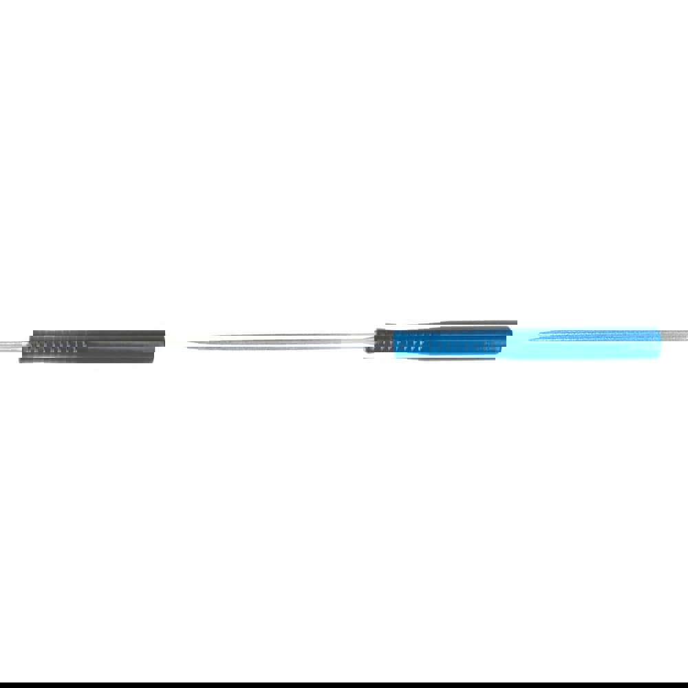 3 x 5-1/2 In. Diamond Electroplated Oval File w/Handle 200/230 Grit