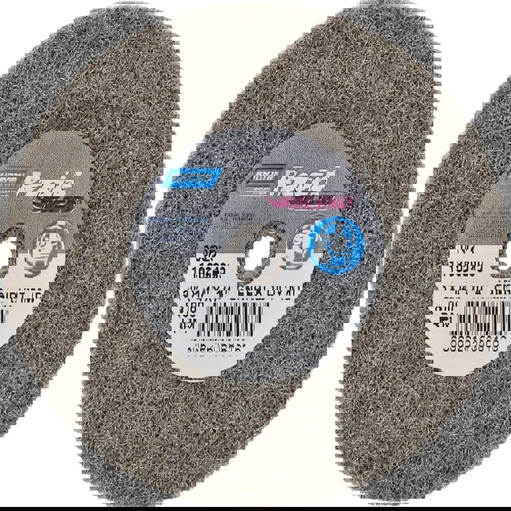 Deburring Wheel: Density 4, Aluminum Oxide