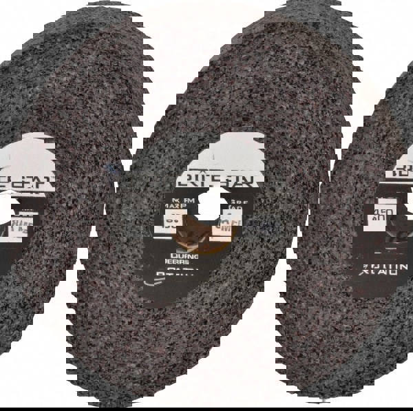 Deburring Wheel: Density 8, Aluminum Oxide